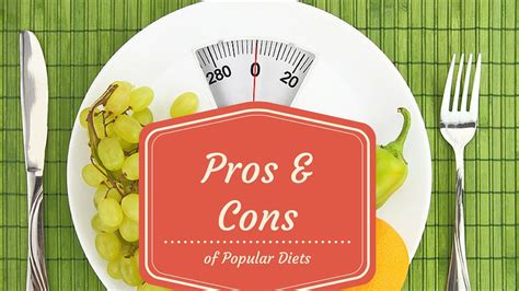 Pros And Cons Of Popular Diets Youtube