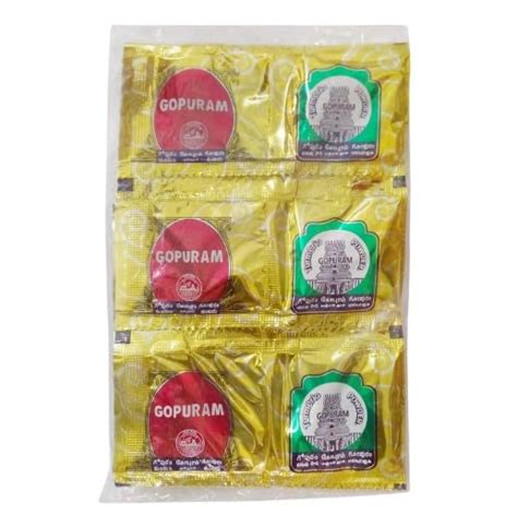 Gopuram Kumkum And Turmeric Powder Return T Combi Pack Of 10