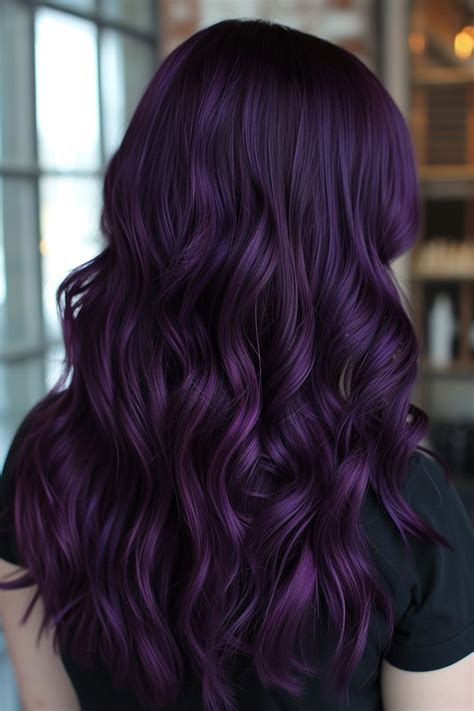 42 Stunning Midnight Purple Hair Ideas In 2024 Dark Purple Hair