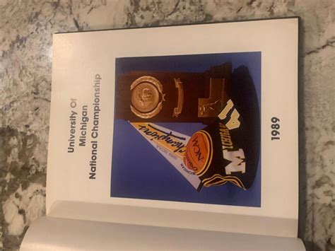 University of Michigan NATIONAL CHAMPIONSHIP 1989 Hardcover Program Book : Free Download, Borrow ...