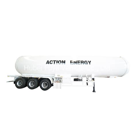 ASME Standard 3 Axles 56000 Liters 56 M3 28 Tons LPG Road Tanker