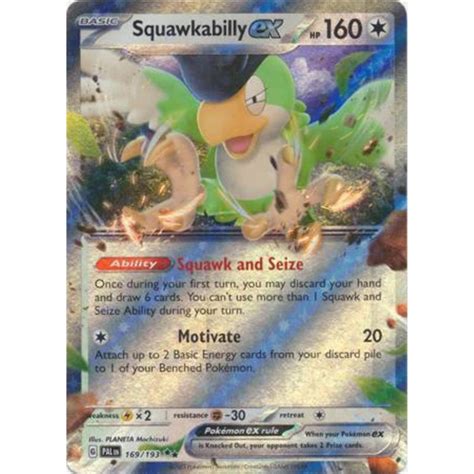 PAL 169 Squawkabilly Ex Paldea Evolved Buy Pokemon Cards 2hg Nl