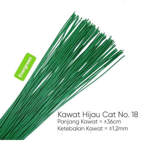 Jual Kawat No18 Tangkai Bunga Artificial Kawat Hijau Tangkai Bunga