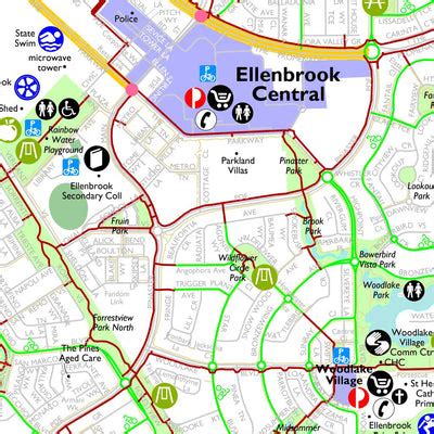 City of Swan - North Walking Cycling Map by Western Australia ...