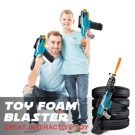 Toy Gun For Nerf Guns Automatic Machine Gun Diy Customized Toy Foam