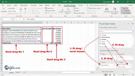 Cara Membuat Pivot Table Di Excel Dengan Cepat