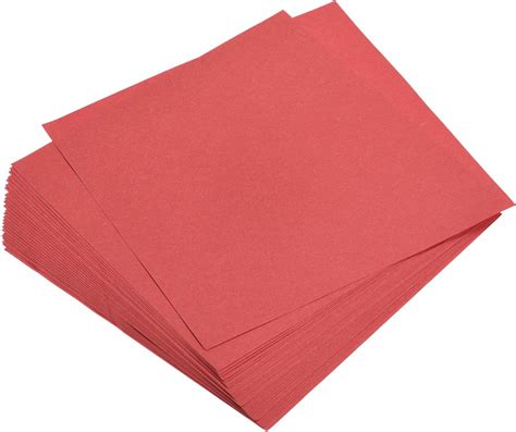 Red Origami Paper Sheets Cm Square Amazon Co Uk Home Kitchen