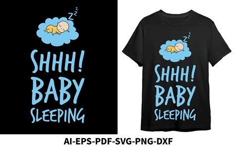 Shhh Baby Sleeping Graphic By Design Empire · Creative Fabrica