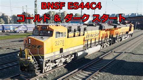 Cold Dark Start BNSF ES44C4 YouTube