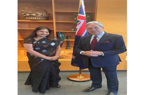 H.E. Neeta Bhushan met Rt. Hon Winston Peters, Deputy Prime Minister ...