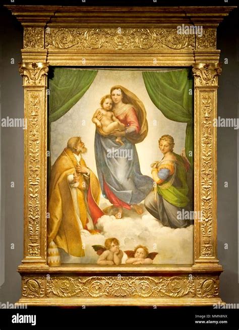 Inglese La Madonna Sistina Di Raffaello 1512 1512 Raphael 1483