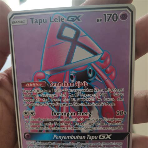 Jual Kartu Tapu Lele Gx Sr Pokemon Shopee Indonesia