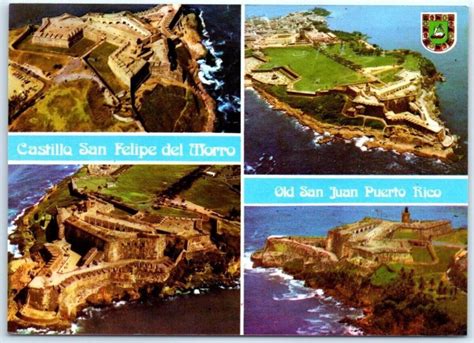 Postcard The Castle Of San Felipe Del Morro Old San Juan Puerto