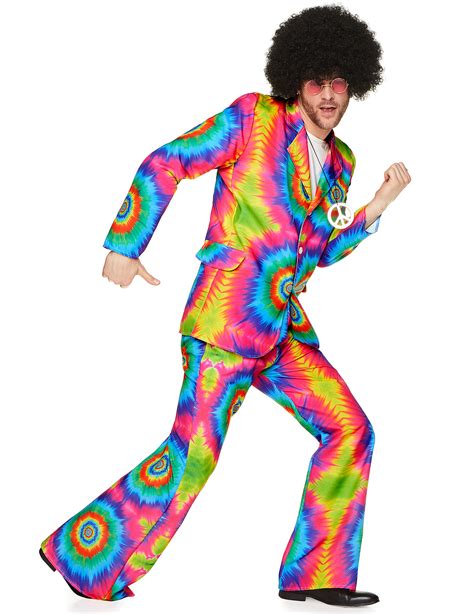 Costume Hippie Psichedelico Da Uomo Costumi Adulti E Vestiti Di