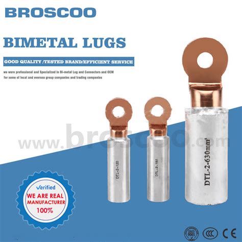 Bi Metal Alcu Cable Lugs Terminal Block And Copper Aluminum Terminal