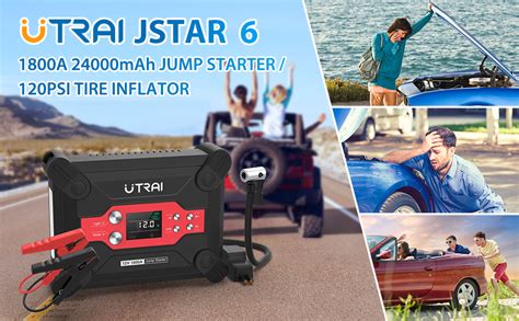 Amazon Jump Starter With Air Compressor UTRAI Jstar 6 1800A Car