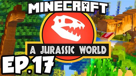 Jurassic World Minecraft Modded Survival Ep17 New Lab Rexxit Modpack Youtube