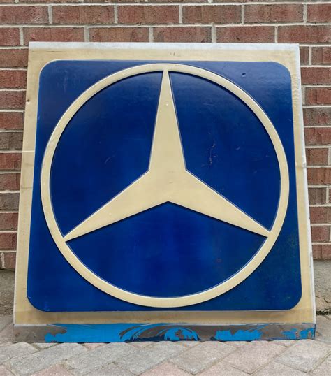 Vintage Mercedes Benz Sign For Sale The Mb Market