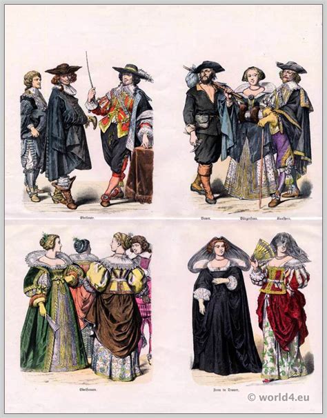 French Baroque Fashion Louis Xiv Costumes Ancien Régime World4