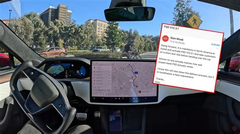 Elon Musk Wants Fsd V12 3 1 Activated On All New Vehicles But Theres