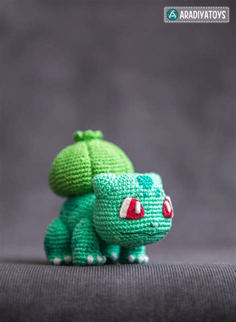 Bulbasaur From Pokemon Crochet Pattern By Aradiyatoys On Deviantart