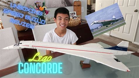 Lego Lego Concorde Unboxing Speed Build Review YouTube