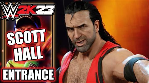 WWE 2K23 Scott Hall Entrance Cinematic YouTube