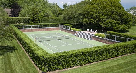 Pin On TENNIS Tennis Court Backyard Tennis Court Design Backyard