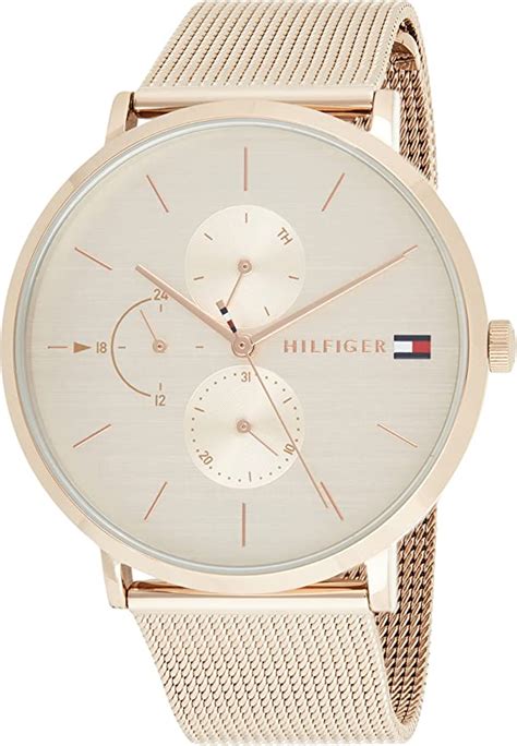 Tommy Hilfiger Reloj Multiesfera Para Mujer De Cuarzo Con Correa En