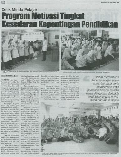 Utem In Newspapers August Mhi Program Motivasi