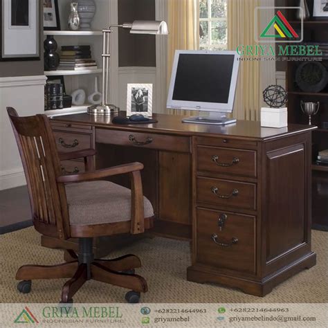 Meja Direktur Jati Mewah Furniture Jati Jepara