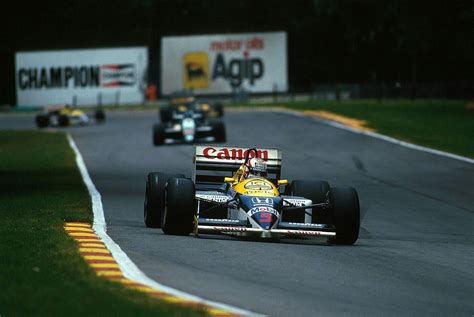 Nigel Mansell Canon Williams FW11 Honda RA166 E 1 5 V6 GP Brands