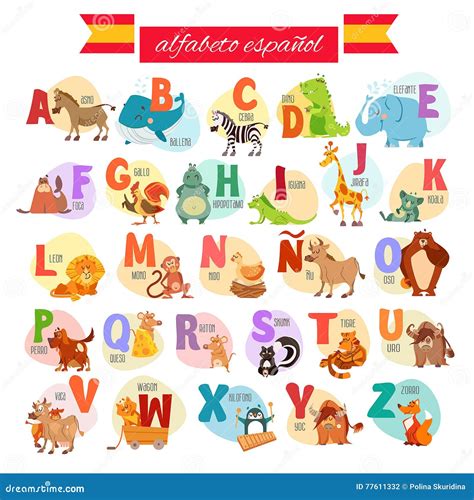 Spanish Abc Preschool Stock Illustrations Spanish Abc Preschool