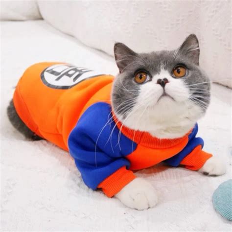 Shop Dragon Ball Pet Clothes For Dogs And Cats Goku Dbz Pet Outfits