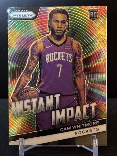 2023 Panini Prizm 7 Cam WhitMore Instant Impact Rookie Card RC Houston