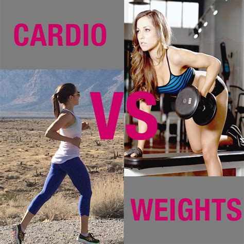 Cardio Vs Weights Mombiefit