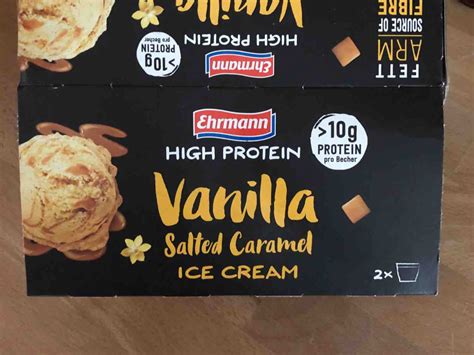 Ehrmann High Protein Ice Cream Vanilla Salted Caramel Kalorien Neue