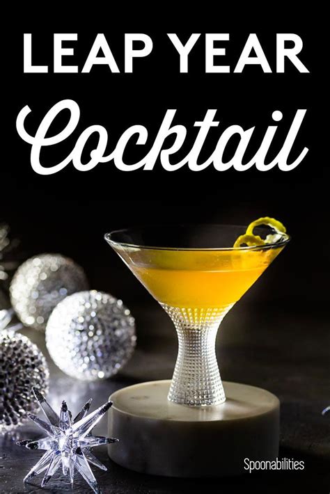 Leap Year Cocktail Recipe | Recipe | Cocktail recipes, Cocktails, Gin ...