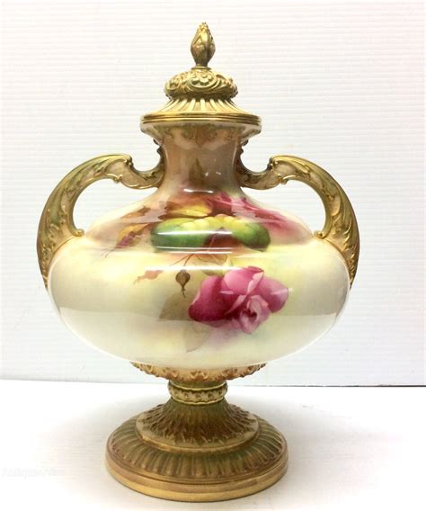 Antiques Atlas Large Antique Royal Worcester Porcelain Vase