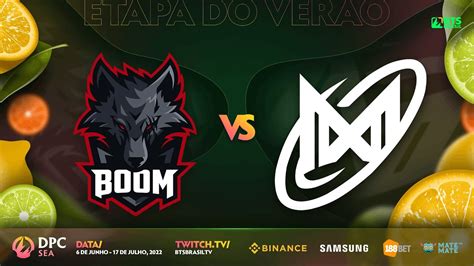 Pt Br Boom Esports Vs Nigma Galaxy Sea Dpc Cn Ver O Game Youtube