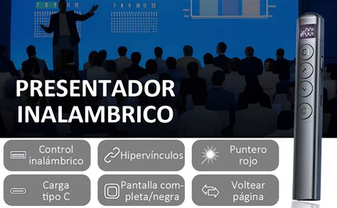 Sychunqi Presentador Inalambrico Recargable De Presentaci N Clicker