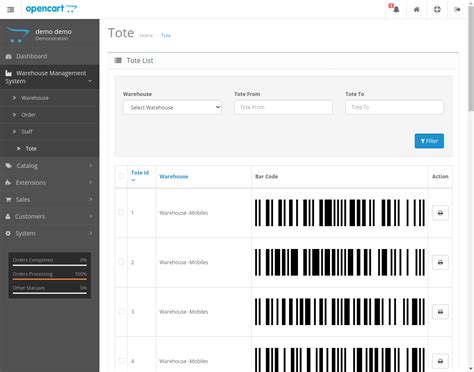 Opencart Wms Mobile App Warehouse Management System Webkul