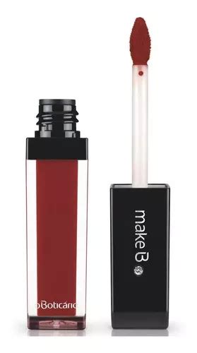 Batom Líquido Mate Vermelho Dark Rouge Make B 5ml Acabamento Fosco