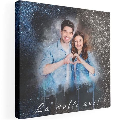 Tablou Canvas Personalizat Cu Sclipici