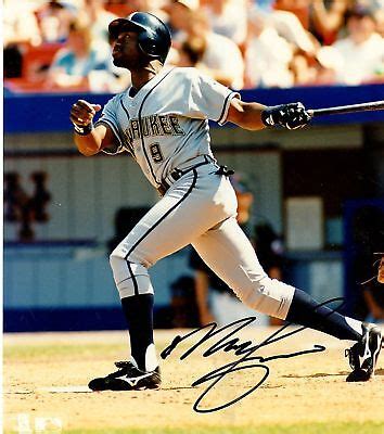 MARQUIS GRISSOM MILWAUKEE BREWERS SIGNED 8X10 EBay