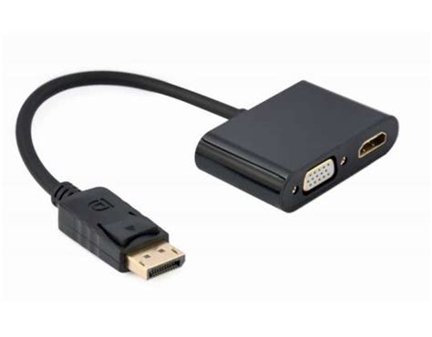 CableXpert DisplayPort To HDMI VGA Adapter A DPM HDMIFVGAF 01