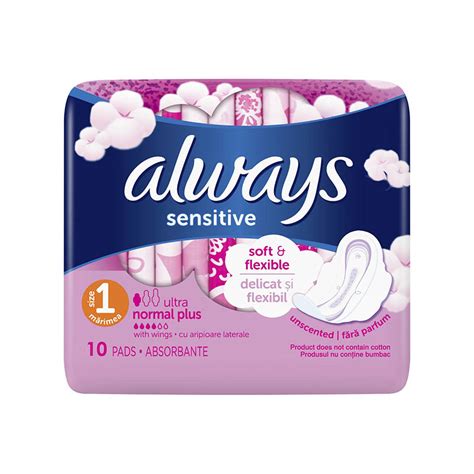 Absorbante Always Sensitive Normal 10Â bucati Pret Avantajos Minifarm