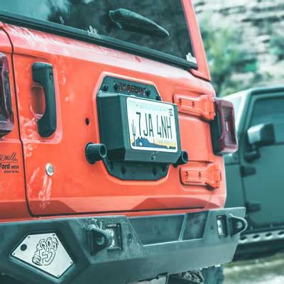 Jeep Wrangler JL Spare Tire Delete Kit Fly Offroad Sleek Custom Look