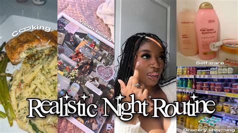 Realistic Night Routine Grocery Shopping In My Cooking Era Self