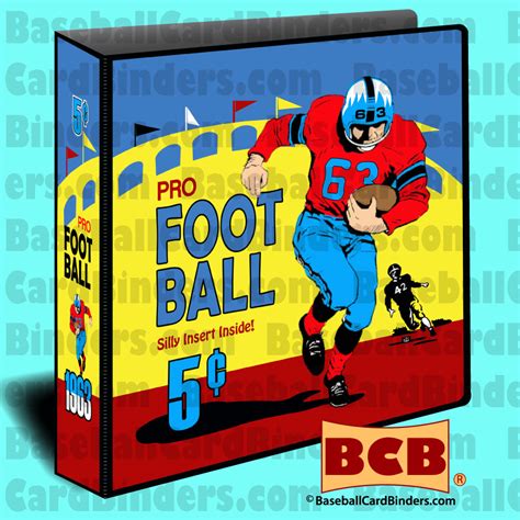 1963-Fleer-Style-Football-Card-Album-Binder – Baseball Card Binders